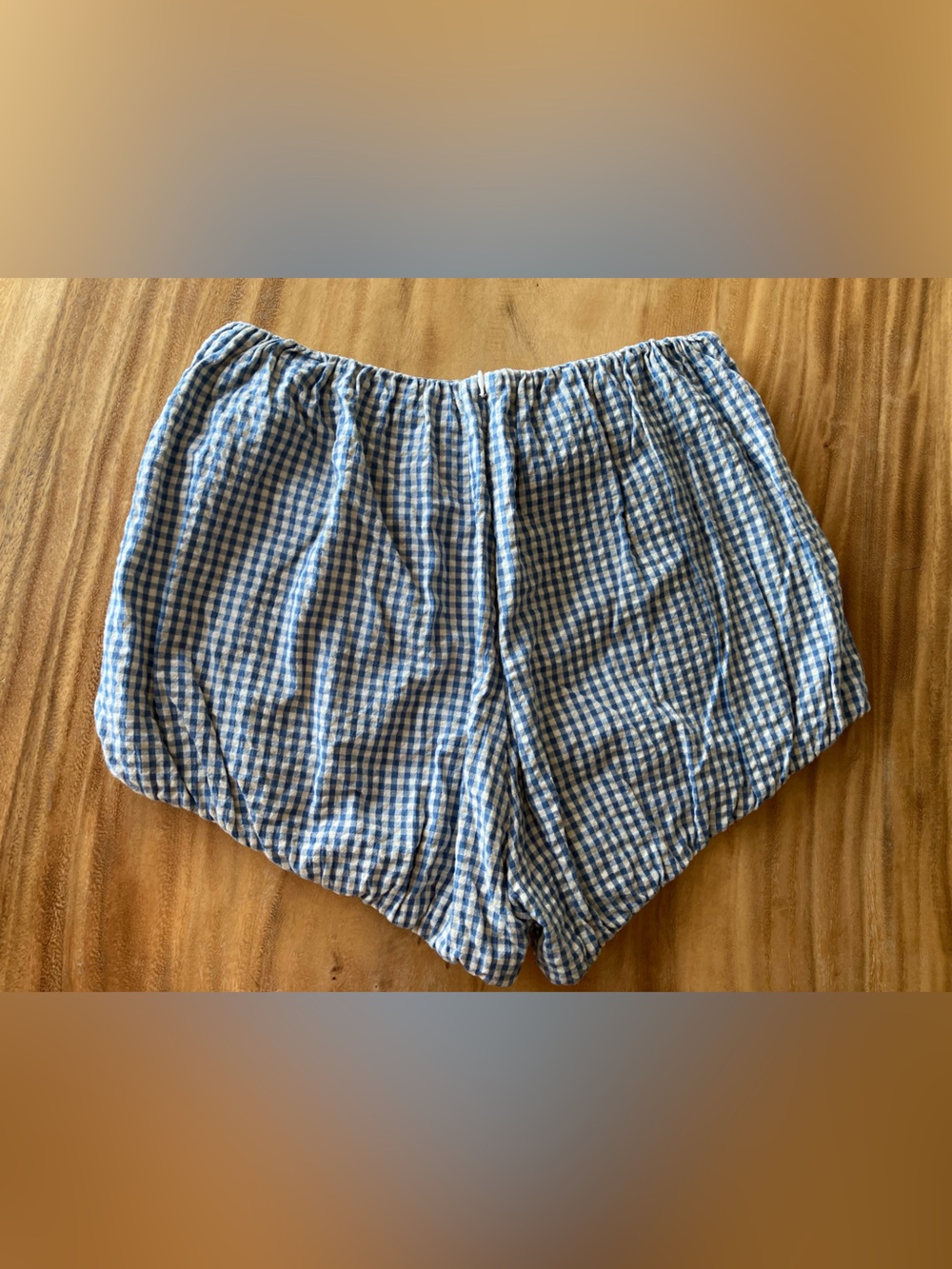 Posse (XS) Blue and White Gingham  Shorts - Picture 7 of 7